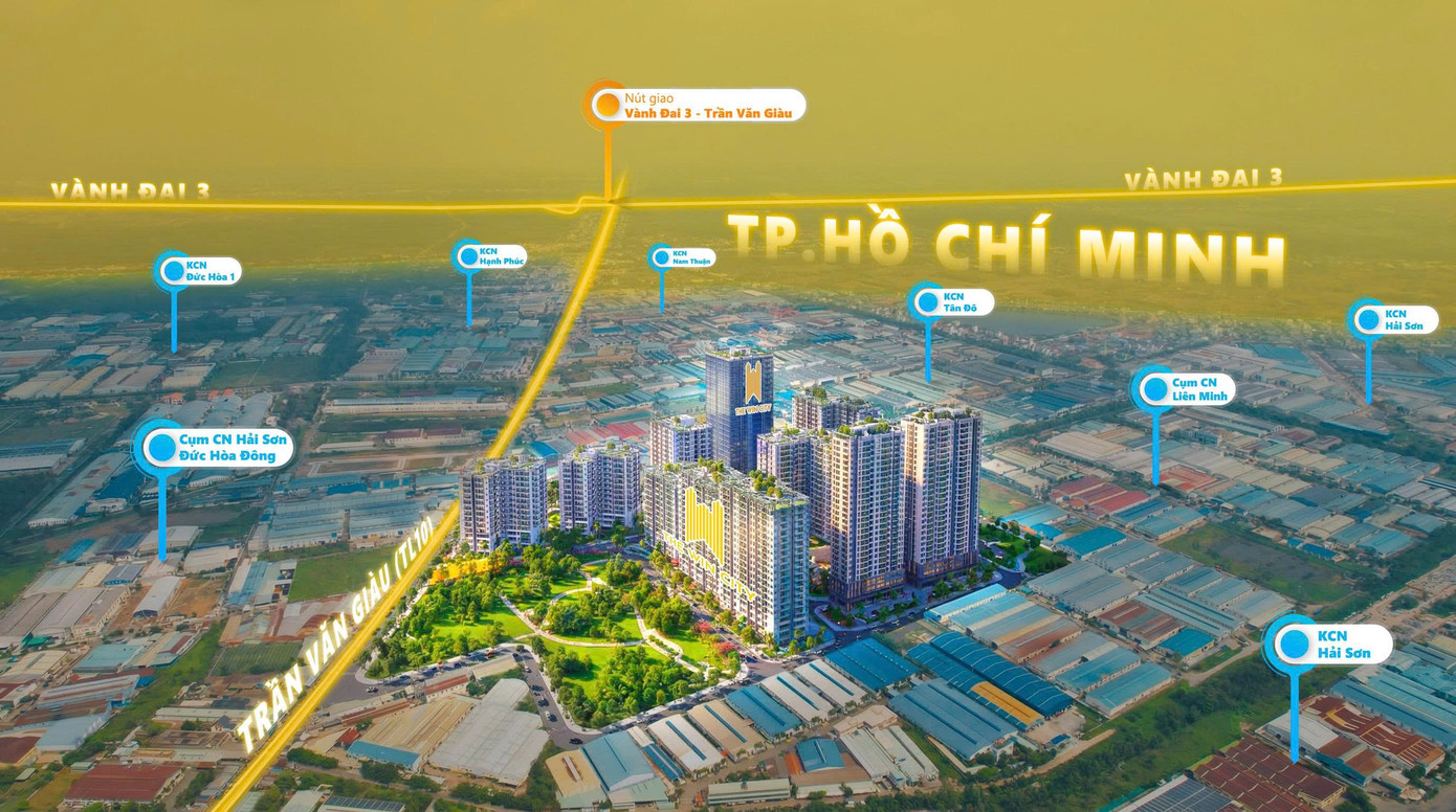 The Win City liền kề TP.HCM, gần 39 KCN và liền kề Trung tâm hành chính mới Đức Hoà