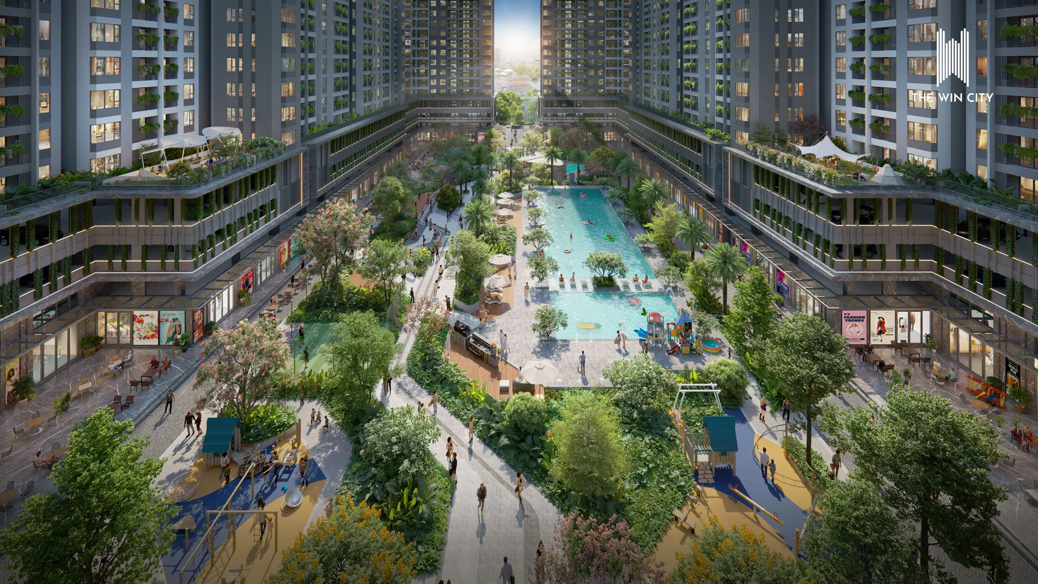 Khám phá The Win City Đức Hòa: Căn hộ xanh đáng sống chỉ từ 1 tỷ đồng